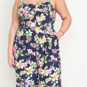 Old Navy Floral Print Jumpsuit